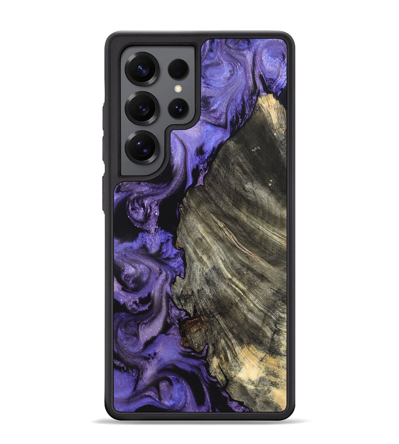 Galaxy S25 Ultra Wood Phone Case - Delma (Purple, 820105)