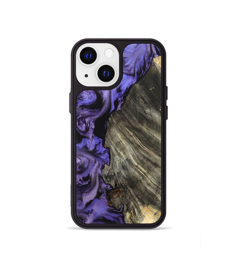 iPhone 13 mini Wood Phone Case - Delma (Purple, 820105)