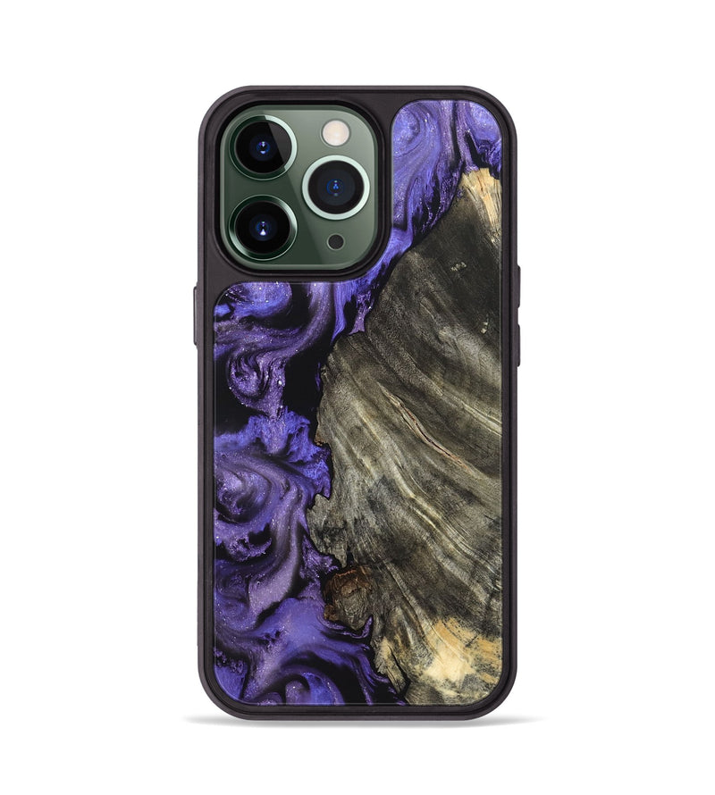 iPhone 13 Pro Wood Phone Case - Delma (Purple, 820105)