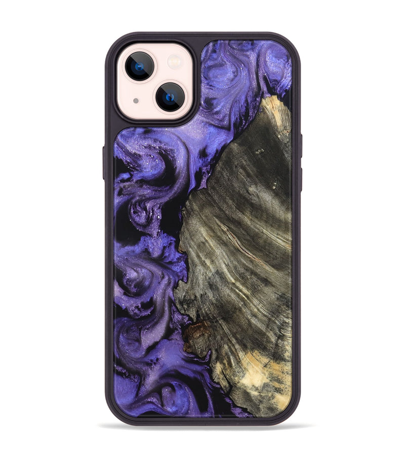 iPhone 14 Plus Wood Phone Case - Delma (Purple, 820105)