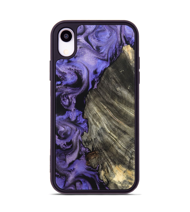 iPhone Xr Wood Phone Case - Delma (Purple, 820105)
