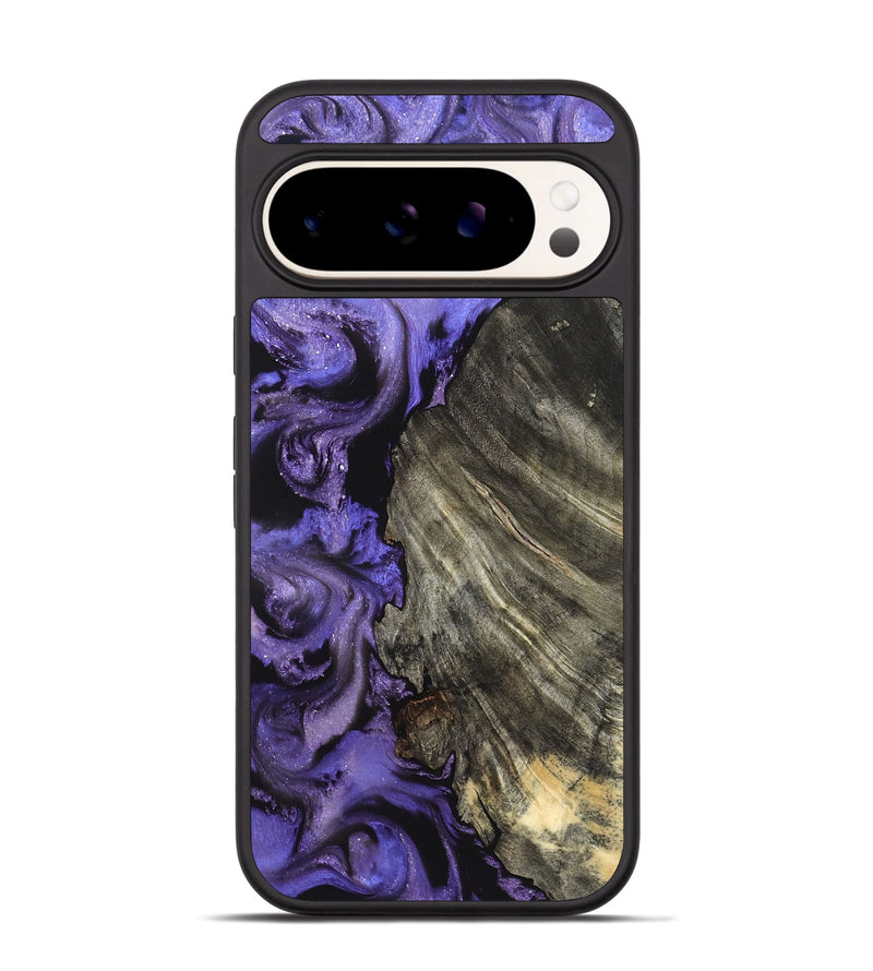 Pixel 9 Wood Phone Case - Delma (Purple, 820105)