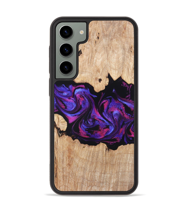 Galaxy S23 Plus Wood Phone Case - Stormy (Purple, 820107)