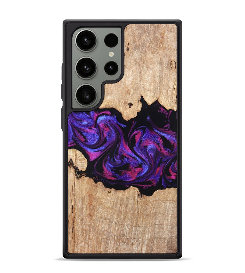 Galaxy S24 Ultra Wood Phone Case - Stormy (Purple, 820107)