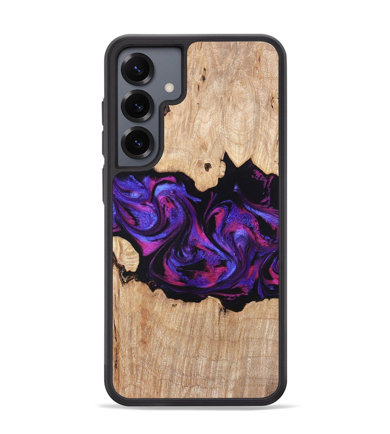 Galaxy S25 Plus Wood Phone Case - Stormy (Purple, 820107)