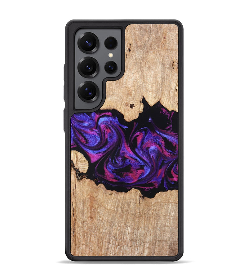 Galaxy S25 Ultra Wood Phone Case - Stormy (Purple, 820107)