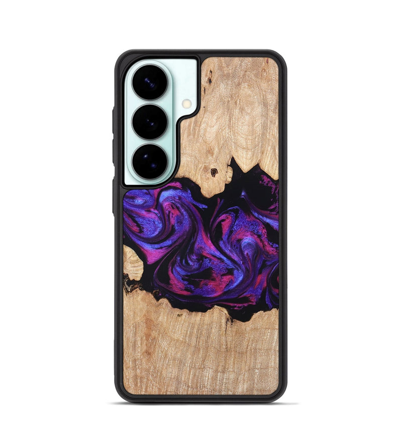 Galaxy S26 Wood Phone Case - Stormy (Purple, 820107)