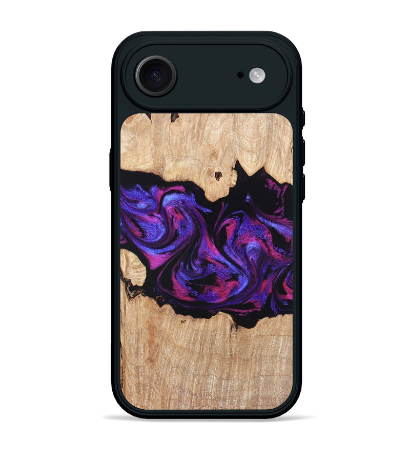 iPhone 17 Air Wood Phone Case - Stormy (Purple, 820107)