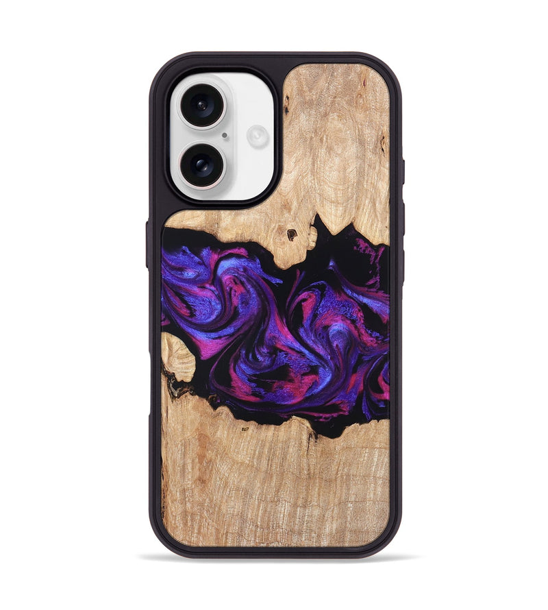 iPhone 17 Wood Phone Case - Stormy (Purple, 820107)
