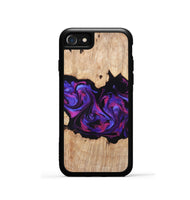 iPhone SE Wood Phone Case - Stormy (Purple, 820107)