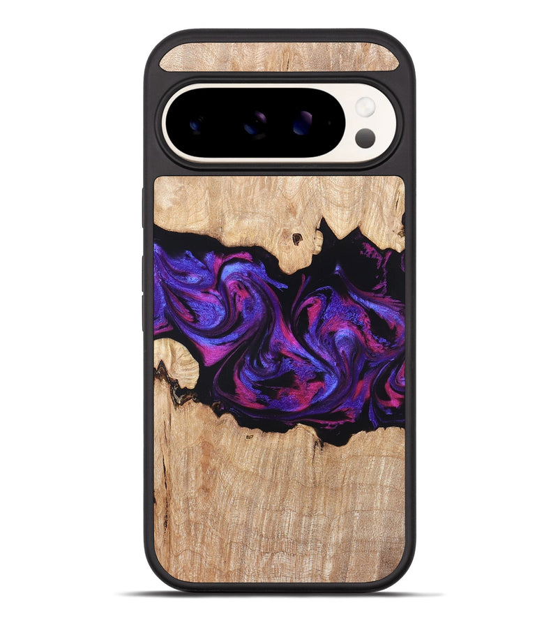 Pixel 10 Pro XL Wood Phone Case - Stormy (Purple, 820107)