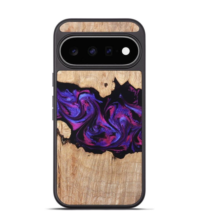 Pixel 11 Wood Phone Case - Stormy (Purple, 820107)