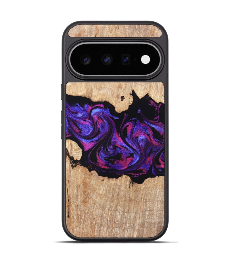 Pixel 11 Pro Wood Phone Case - Stormy (Purple, 820107)