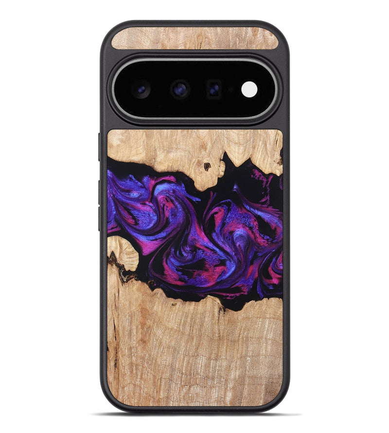 Pixel 11 Pro XL Wood Phone Case - Stormy (Purple, 820107)