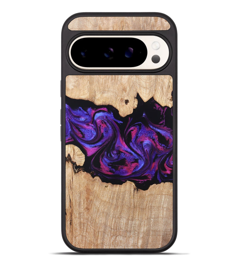 Pixel 9 Pro XL Wood Phone Case - Stormy (Purple, 820107)