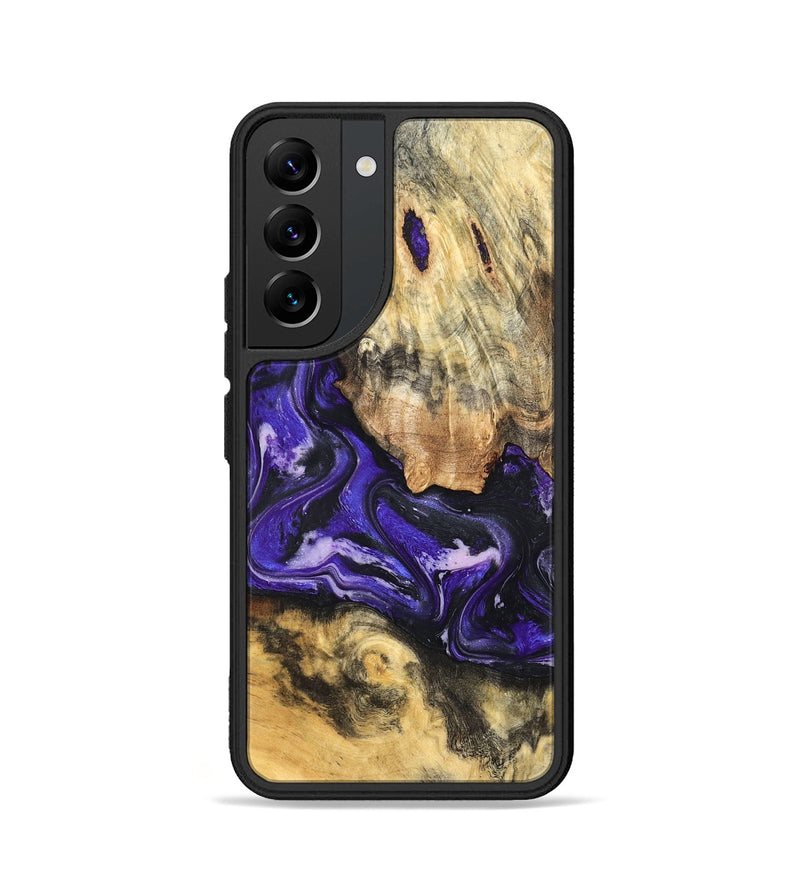 Galaxy S22 Wood Phone Case - Louis (Purple, 820109)