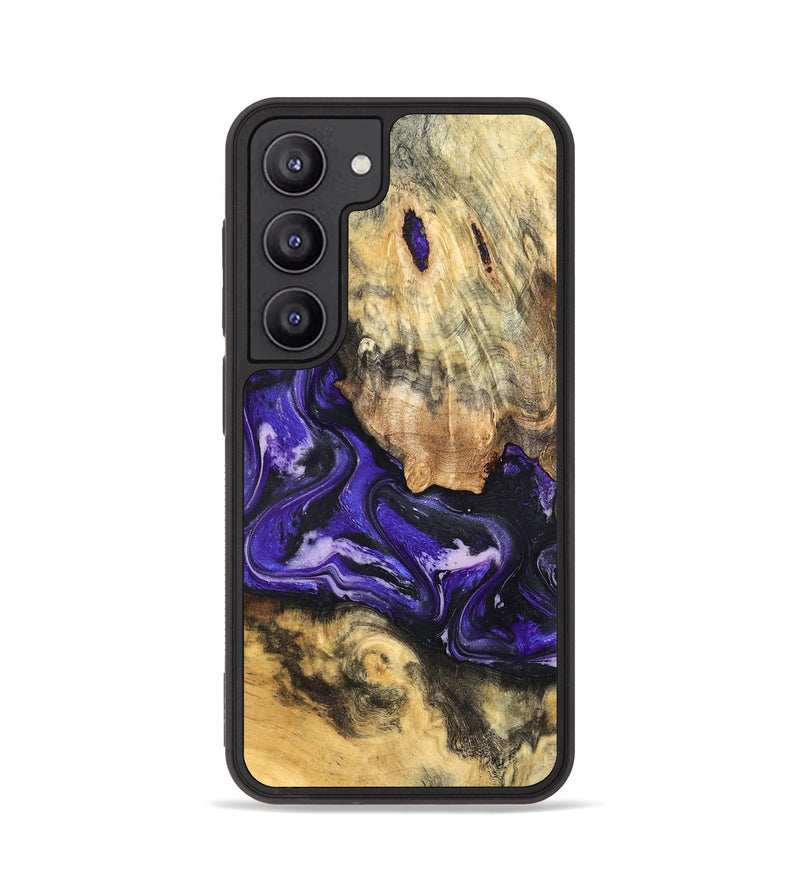 Galaxy S23 Wood Phone Case - Louis (Purple, 820109)