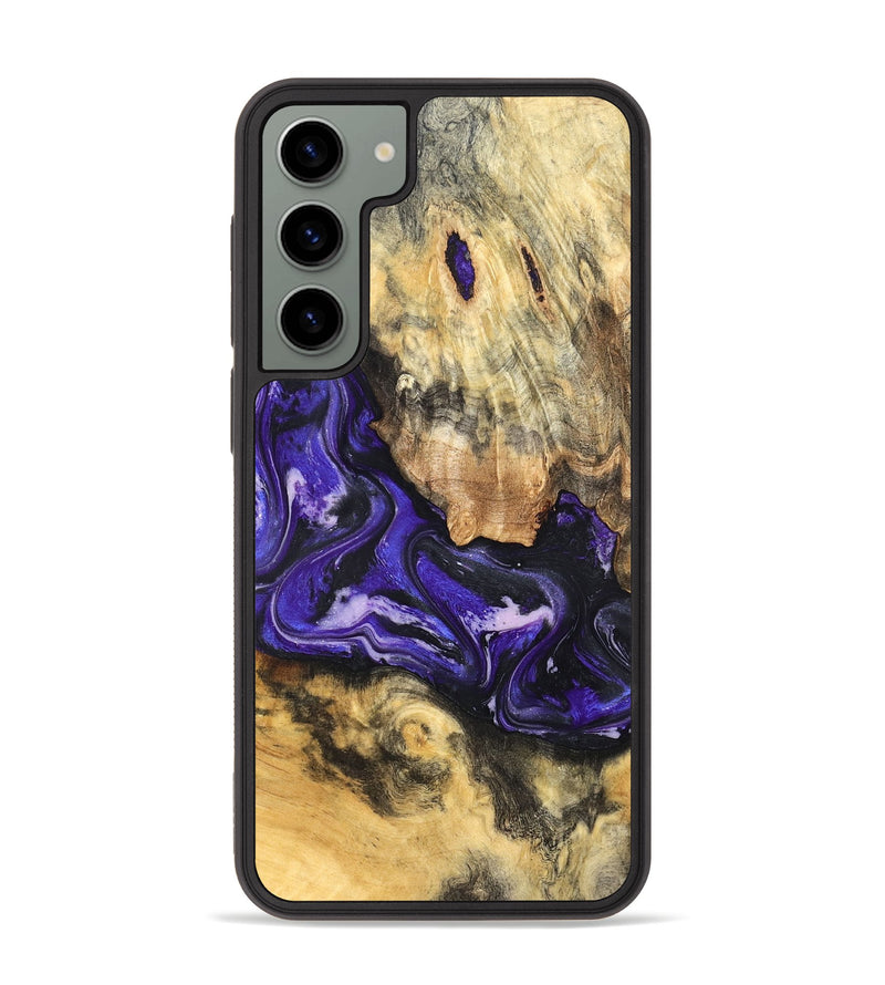 Galaxy S23 Plus Wood Phone Case - Louis (Purple, 820109)
