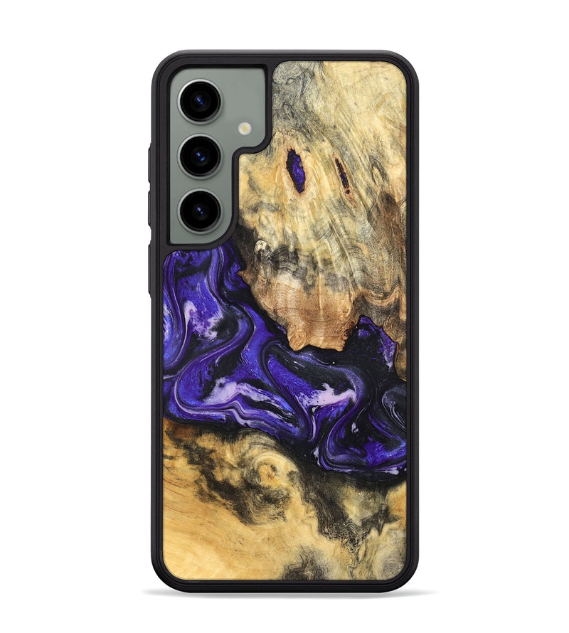 Galaxy S24 Plus Wood Phone Case - Louis (Purple, 820109)