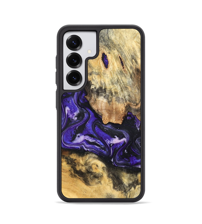 Galaxy S25 Wood Phone Case - Louis (Purple, 820109)