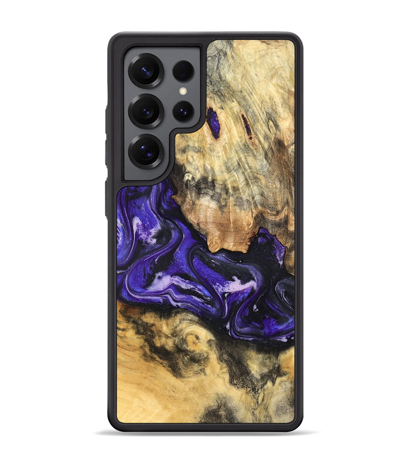 Galaxy S25 Ultra Wood Phone Case - Louis (Purple, 820109)