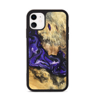 iPhone 11 Wood Phone Case - Louis (Purple, 820109)