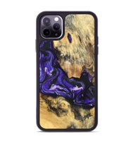 iPhone 11 Pro Max Wood Phone Case - Louis (Purple, 820109)