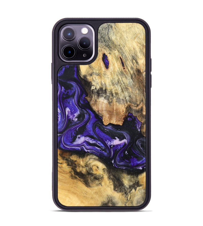 iPhone 11 Pro Max Wood Phone Case - Louis (Purple, 820109)