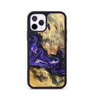 iPhone 11 Pro Wood Phone Case - Louis (Purple, 820109)