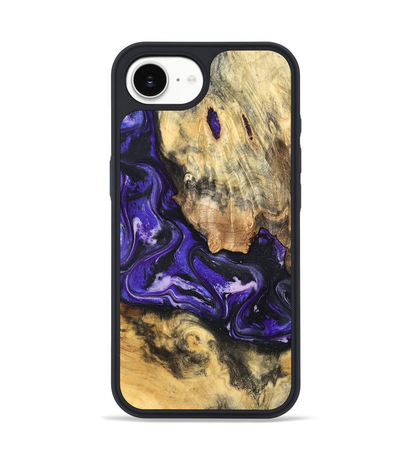 iPhone 17e Wood Phone Case - Louis (Purple, 820109)