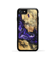 iPhone SE Wood Phone Case - Louis (Purple, 820109)