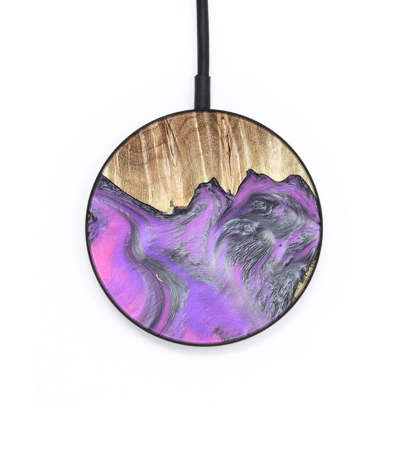 Circle Wood Wireless Charger - Carson (Purple, 820110)