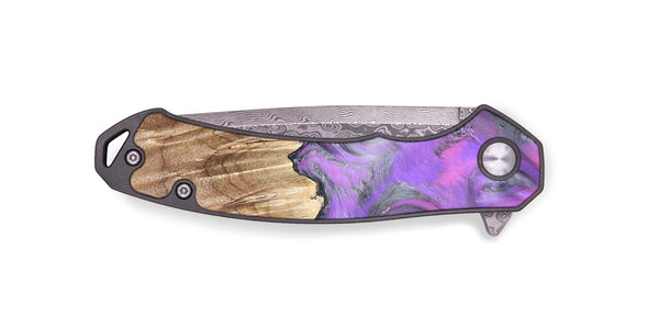 EDC Wood Pocket Knife - Carson (Purple, 820110)