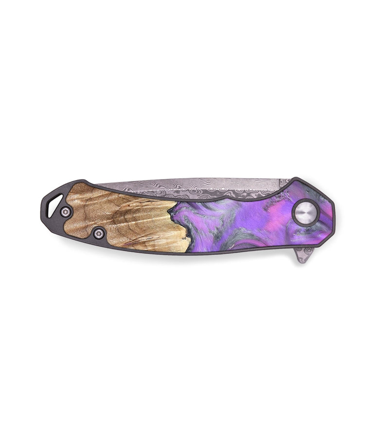 EDC Wood Pocket Knife - Carson (Purple, 820110)