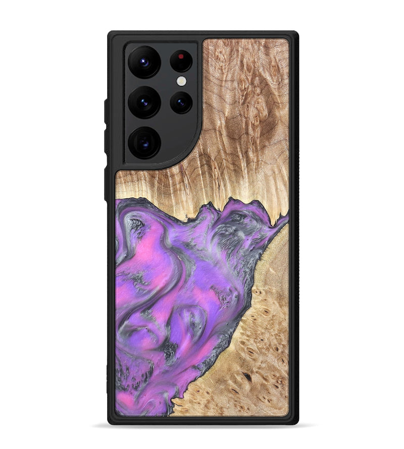Galaxy S22 Ultra Wood Phone Case - Carson (Purple, 820110)