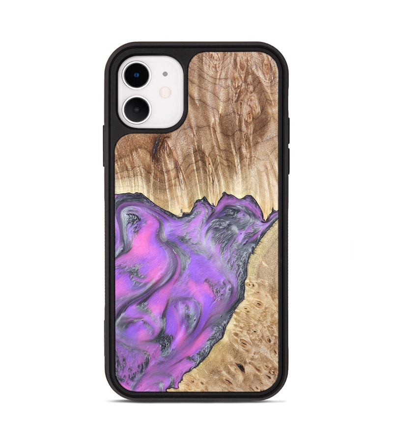 iPhone 11 Wood Phone Case - Carson (Purple, 820110)
