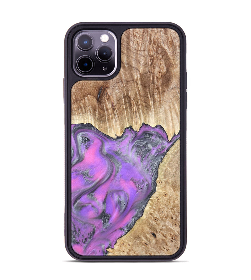 iPhone 11 Pro Max Wood Phone Case - Carson (Purple, 820110)