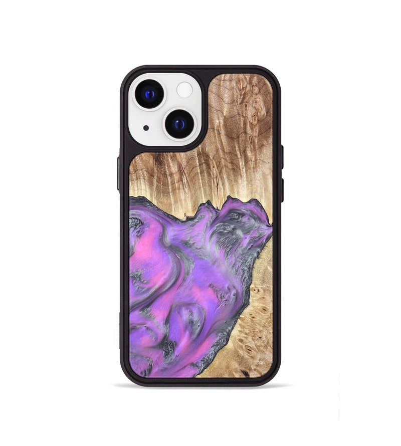 iPhone 13 mini Wood Phone Case - Carson (Purple, 820110)