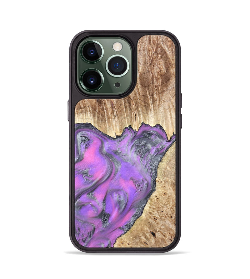 iPhone 13 Pro Wood Phone Case - Carson (Purple, 820110)