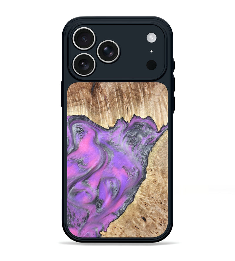 iPhone 17 Pro Max Wood Phone Case - Carson (Purple, 820110)
