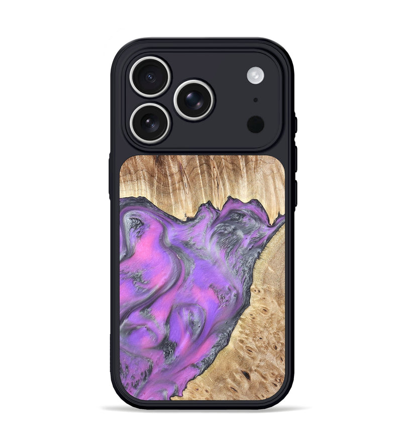 iPhone 17 Pro Wood Phone Case - Carson (Purple, 820110)