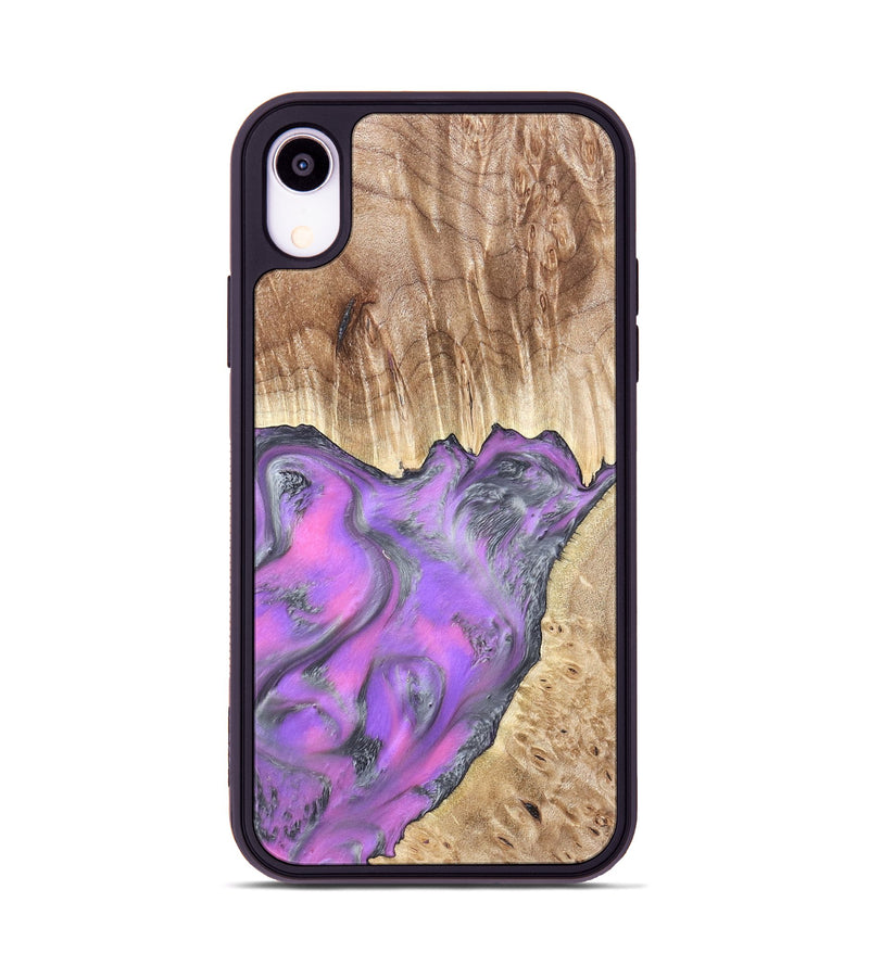 iPhone Xr Wood Phone Case - Carson (Purple, 820110)