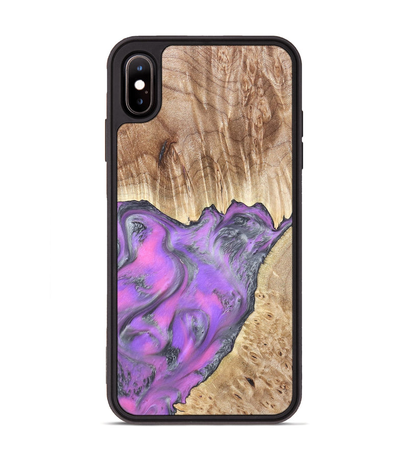 iPhone Xs Max Wood Phone Case - Carson (Purple, 820110)