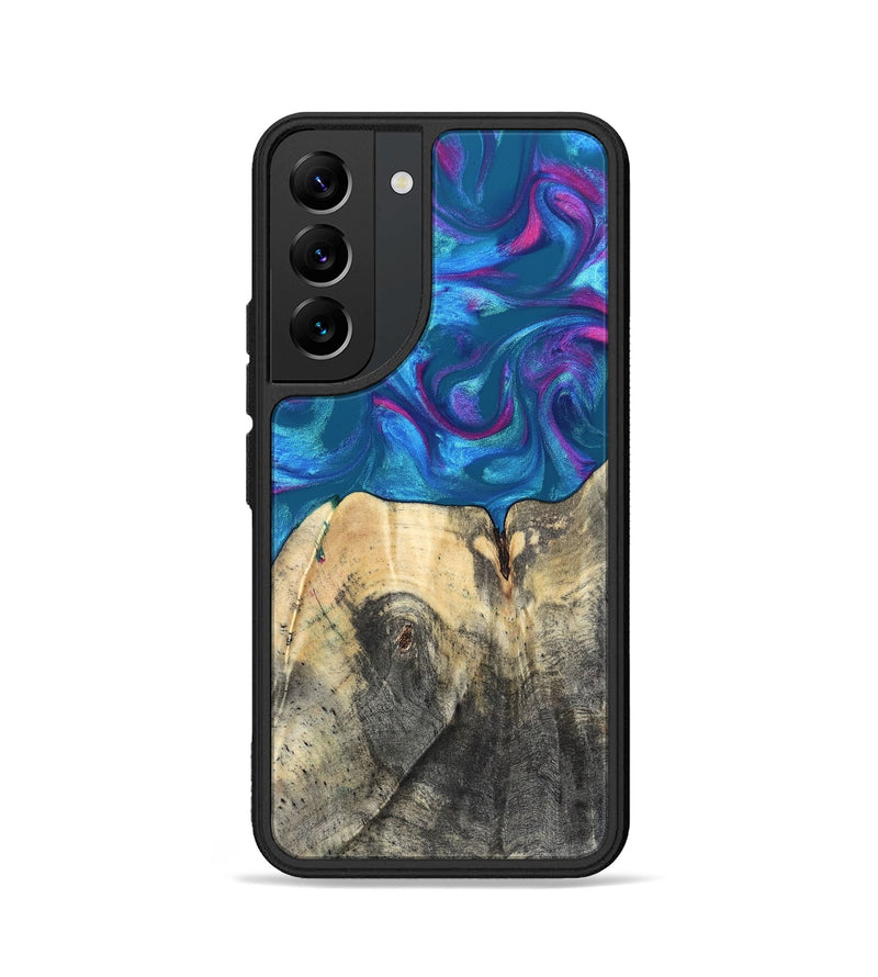 Galaxy S22 Wood Phone Case - Vikki (Purple, 820111)