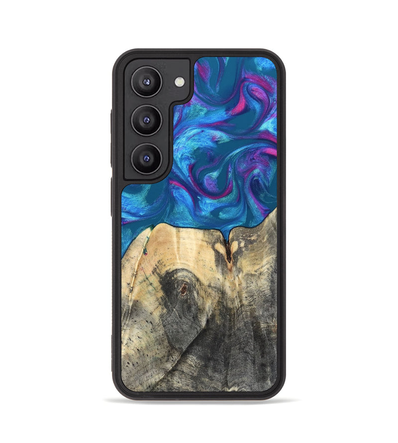 Galaxy S23 Wood Phone Case - Vikki (Purple, 820111)