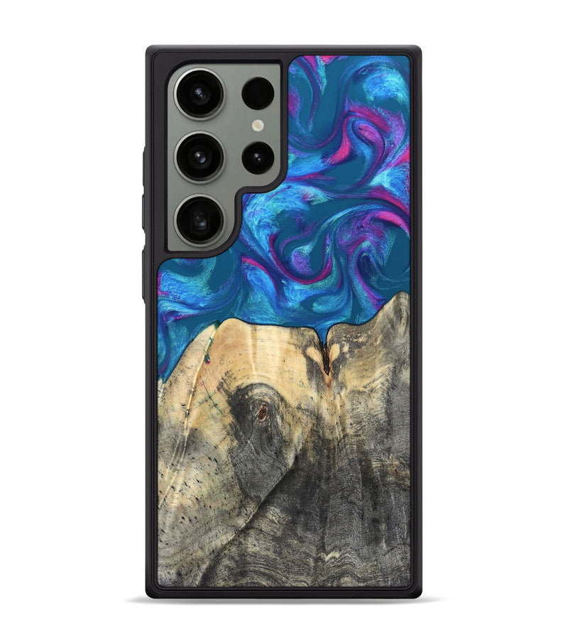 Galaxy S24 Ultra Wood Phone Case - Vikki (Purple, 820111)