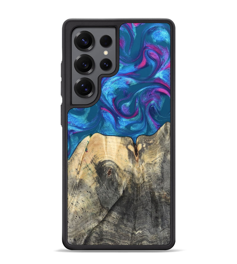 Galaxy S25 Ultra Wood Phone Case - Vikki (Purple, 820111)
