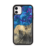 iPhone 11 Wood Phone Case - Vikki (Purple, 820111)