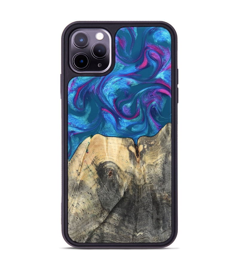 iPhone 11 Pro Max Wood Phone Case - Vikki (Purple, 820111)