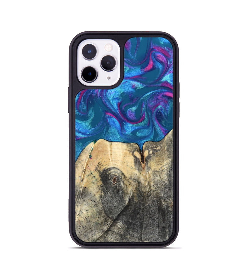 iPhone 11 Pro Wood Phone Case - Vikki (Purple, 820111)